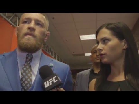 UFC 196: Conor McGregor Backstage Interview