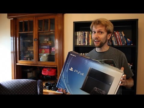 Sony PlayStation 4 (PS4) unboxing, setup & system config video