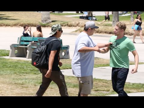 Shoulder Checking People Prank!!