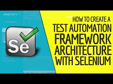 How To Create a Test Automation Framework Architecture With Selenium