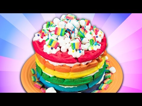 How to Make Rainbow Waffles from Cookies Cupcakes and Cardio