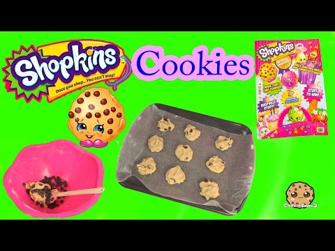 Baking Chocolate Chip Cookies with Shopkins Kooky Cookie from Official Magazine Recipe