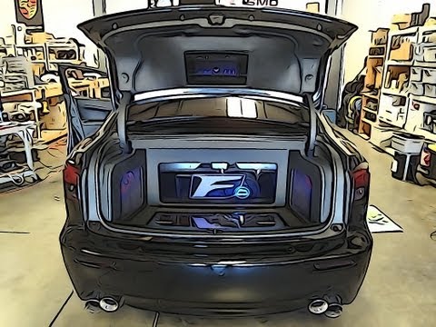 Lexus ISF 7,000 Watt Sound System Install Video 6 - It Lives! RF 3sixty.3 OEM Integration