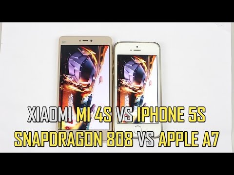 Xiaomi Mi 4S vs iPhone 5S : Snapdragon 808 vs Apple A7