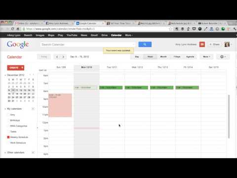 How to Create a Weekly Schedule in Google Calendar (from Tell Your Time)