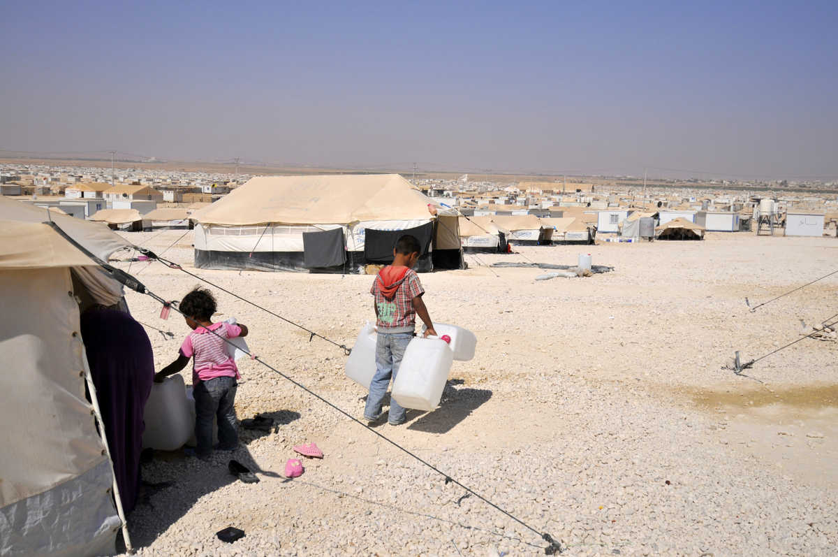 Zatari refugee camp