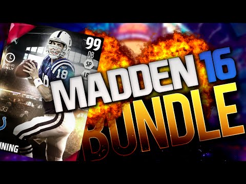 WOW 3 NEW PEYTON MANNINGS!!! GAMECHANGER BUNDLE! | Madden 16 Ultimate Team