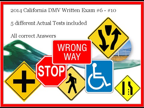 2016 California DMV written tests - 5 different tests #2