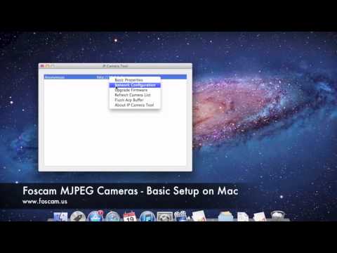 Foscam MJPEG Cameras - Basic Setup on Mac