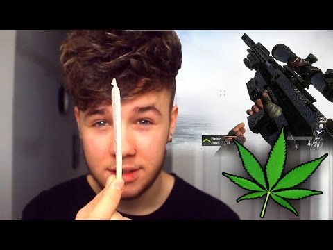 COD Player Smokes WEED and Hits Trickshots