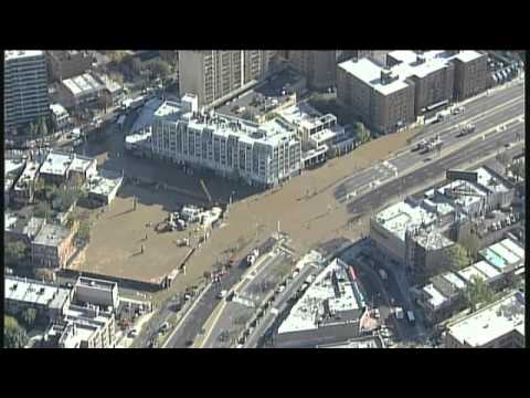 Major Flooding In Elmhurst, Queens