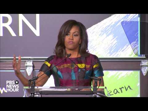 Watch Michelle Obama speak on International Women's Day