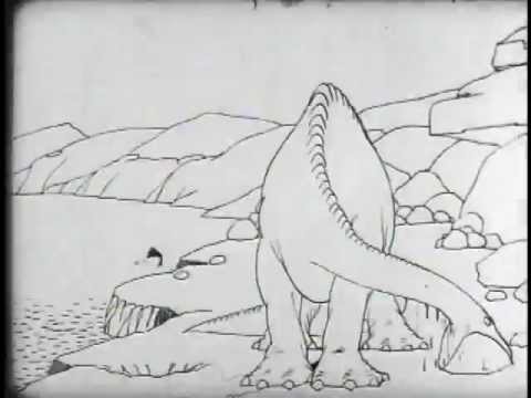 Gertie the Dinosaur (1914) - World's 1st Keyframe Animation Cartoon - Winsor McCay