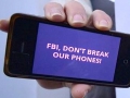 Demonstrators Insist FBI Wrong to Want to Break into Phones