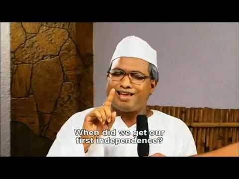 Anna Hassa Re. Comedian Sunil Pal imitates Anna Hazare Part 1