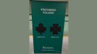 A poster spotted in the subway in Toronto featuring a four-leaf shamrock. Photograph: Facebook