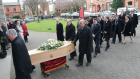 Pictures from Adrian Hardiman funeral