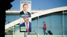 Political campaign posters on the  streets of Dublin. / AFP / LEON NEALLEON NEAL/AFP/Getty Images