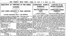 In the capital, the newspaper forces were more or less evenly divided.The Irish Times and the Daily Express were unionist.