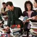 The judging panel for the 2005 Impac Dublin Literary Awards, from left: Milan Richter, Nino Ricci, Jonathan Buckley, Rita Ann Higgins  and Agnés Desarthe. Photograph: Matt Kavanagh