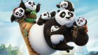 Hi-ya! Po and cubs in Kung-Fu Panda 3