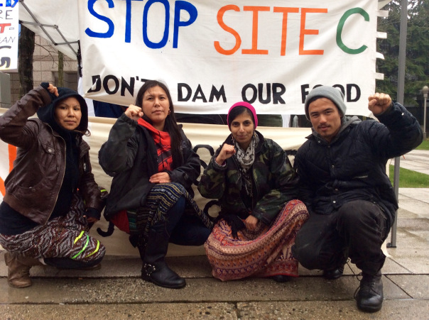 Site C women hunger strike 1