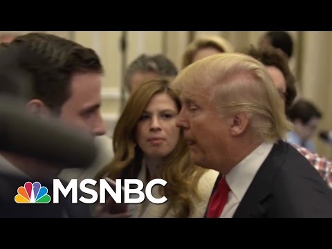 Watch Moment Breitbart Reporter Approached Donald Trump | MSNBC