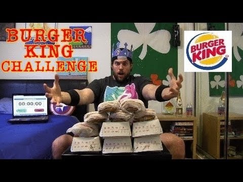 The Burger King Challenge | 11 Burgers - 6,370 Calories