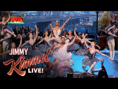 Misty Copeland Gives Jimmy Kimmel and Guillermo a Ballet Lesson