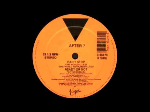 After 7 - Can't Stop (One World Remix) Virgin Records 1989