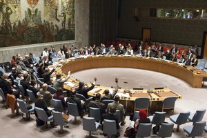 The Security Council adopted resolution 2272 (2016), endorsing the decision of the Secretary-General to repatriate a particular UN peacekeeping military unit or formed police unit of a contingent when there is credible evidence of widespread or systemic sexual exploitation and abuse by that unit, 11 March, 2016.