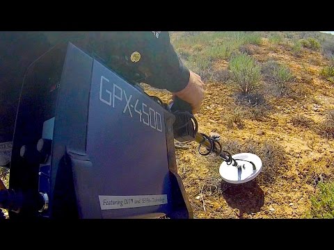 Metal Detecting A Gold Nugget With The Minelab GPX 4500