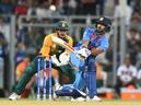 Shikhar Dhawan came good in the chase for India in the warm up match. Photo: Vivek Bendre