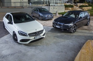 Mercedes-Benz A200, BMW 120i, Audi A3 Sportback 1.8 TFSI.