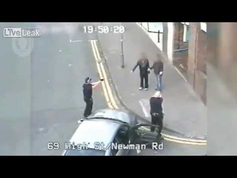 Kid nearly gets shot by armed police over a toy gun