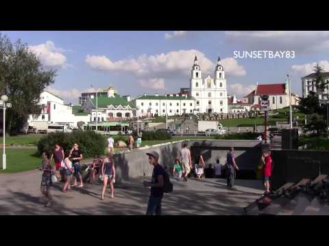 Minsk, Belarus - August 2013 - Short tour of the city