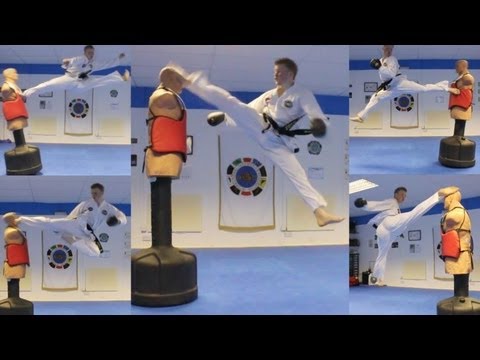 Taekwondo Kicking and Training Sampler on the BOB XL