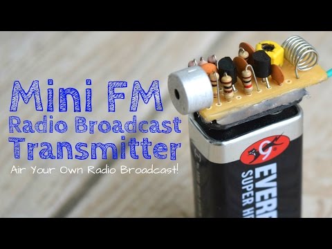 Build A Long Range FM Transmitter (Spybug)