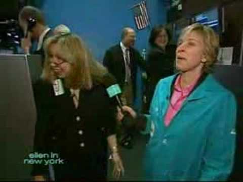 Ellen DeGeneres 11.22.05 [NYSE clip]