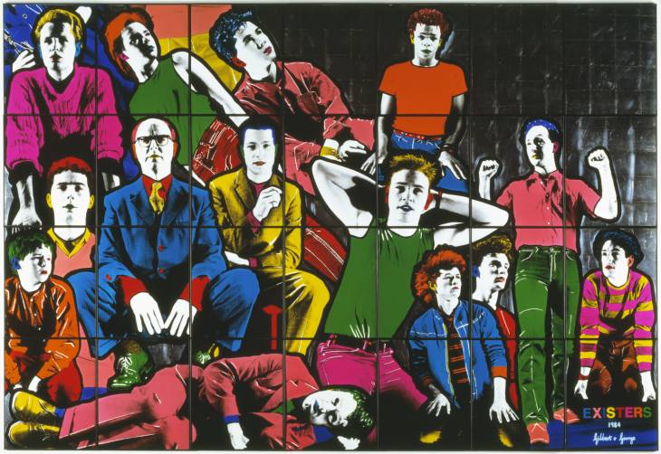 Gilbert & George, 'Existers' 1984