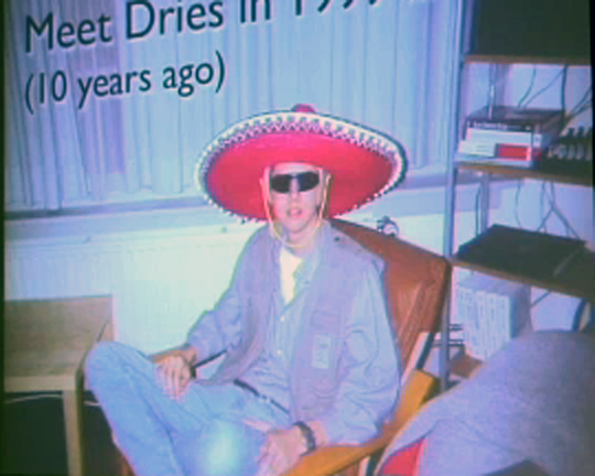 Dries Buytaert in a sombrero