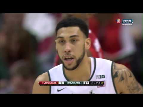 Ohio State vs. Michigan State - 2016 Big Ten Men's Basketball Highlights