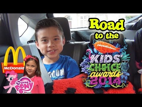 Road to the Nickelodeon KIDS' CHOICE AWARDS! McDonald's MY LITTLE PONY Happy Meal Action