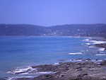 Approaching Lorne along Great Ocean Road: Beachbox15 in Lorne