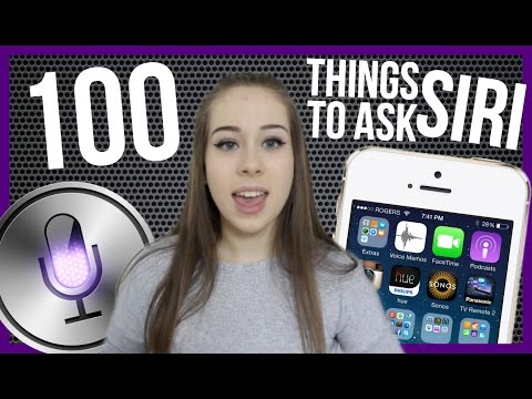 100 THINGS TO ASK SIRI?! | Nicole Renee