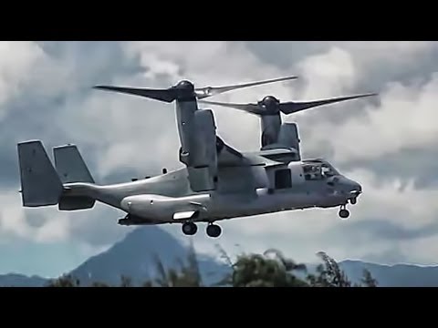 V-22 Osprey Tilt-Rotor Aircraft In Action • Compilation