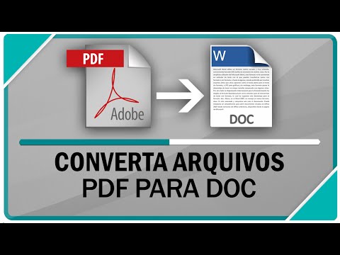 Converter arquivo .pdf para Word - Funcionando sem erros!