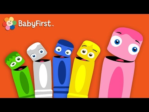 New Coloring Pages | Learn the Colors | Color Crew | BabyFirst TV