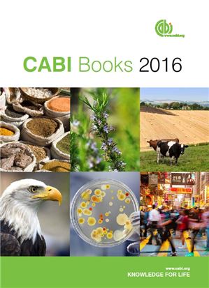 CABI Books 2016 Catalogue