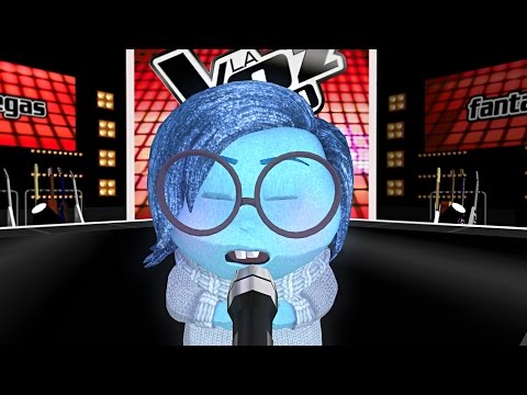 Sadness sings «Adele - Hello» "La Voz MMD" | Blind Auditions (eng sub)